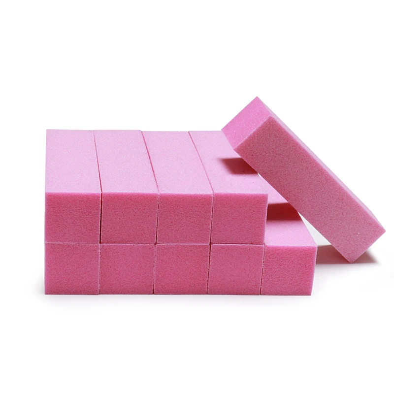 Sponge Nail Art Buffer Block 4 Sides Manicure Tool