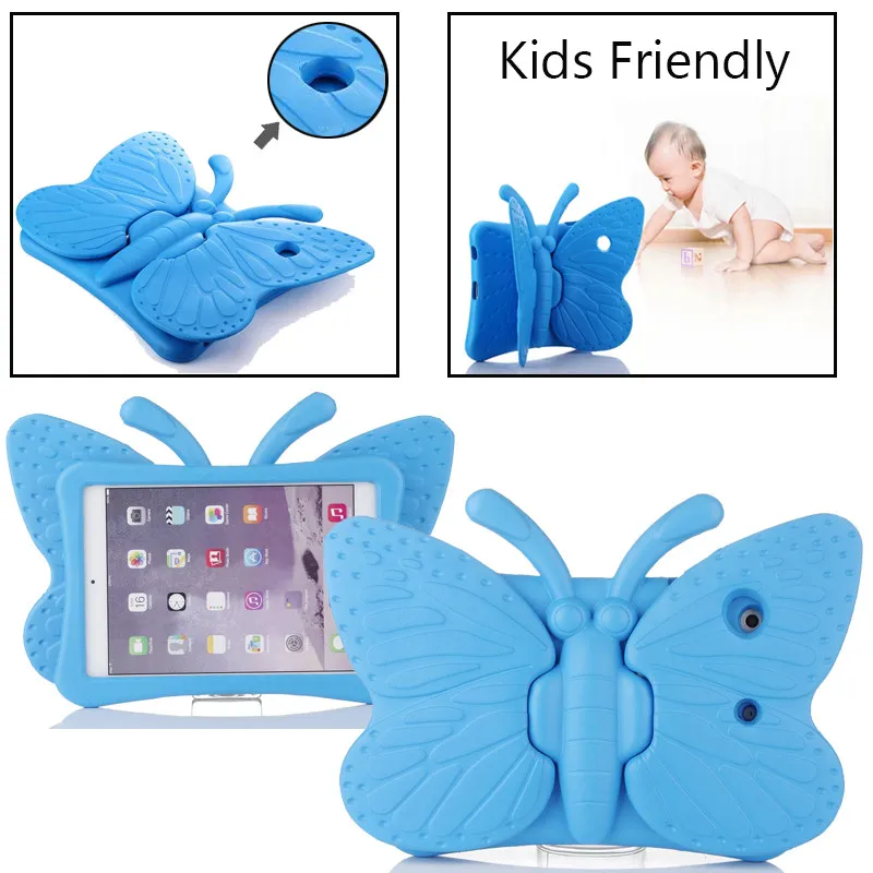 3D ударопрочный чехол из ЭВА для iPad Mini 1 2 3 4 7 9 дюйма мультяшный чехол-подставка с