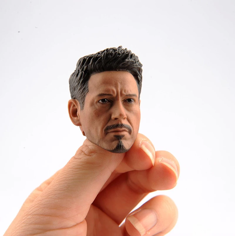 1/6 Железный человек Tony Stark голова резная молодой человек голова модель для 12 ''PH фигурка тела