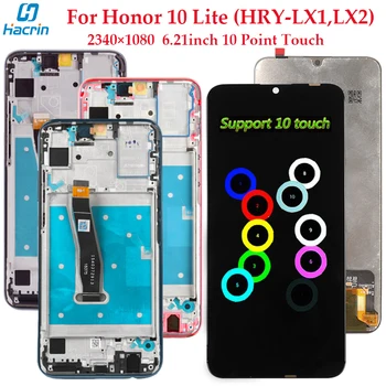 

LCD For Huawei Honor 10 Lite HRY-LX1 LX2 LCD Dispaly Touch Screen Digitizer Assembly Replacement For Honor 10 Lite Screen 6.21''