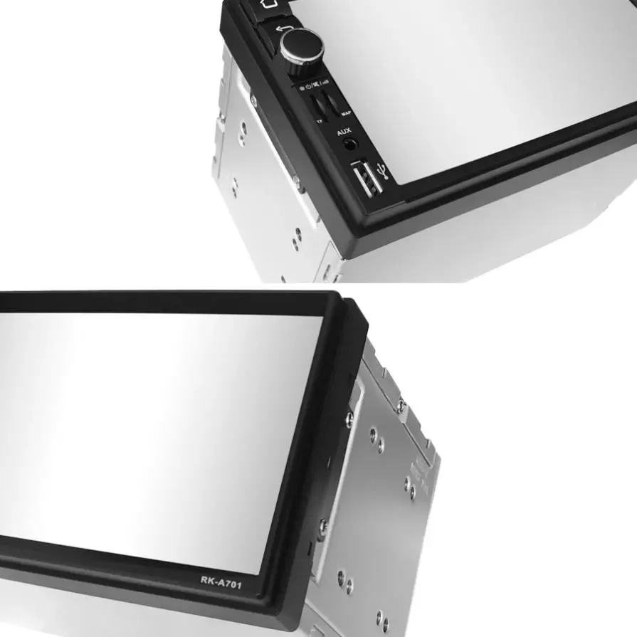Android 5,1 2Din Bluetooth автомобильный Радио стерео плеер цифровой сенсорный экран 1024x600 gps навигация+ ночное видение камера заднего вида