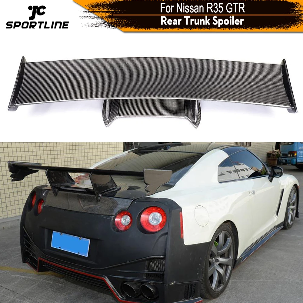 Car styling Carbon Fiber / FRP Rear Tail Trunk Spoiler Boot Lip Wing