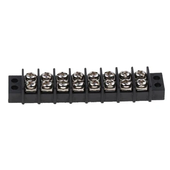 

Boat RV 30A Double Row 8 Positions Screw Terminal Power Block Barrier Strip