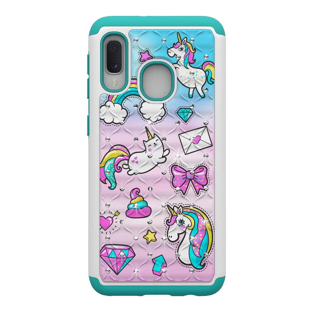 Мультяшный чехол для телефона для samsung Galaxy A6 A30 A20 A20E A10E J2 J3 J7 J7 S8 S9 S10 плюс Sky Pro Note 9 крышка - Цвет: Зеленый