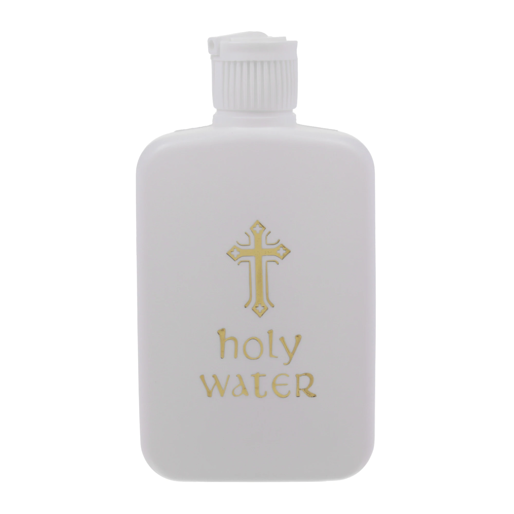 100ml Easter Plastic Water Bottle Religious Articles Easter Holy Water Bottle With Gold Blocking Holy