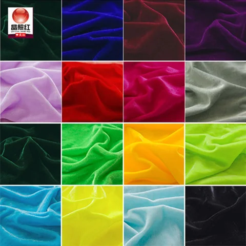 155cm*100cm Pleuche Gold Velvet Fabric Thickened Solid Color Black Red Curtains Velvet Tablecloth DIY Apparel Sewing & Fabric