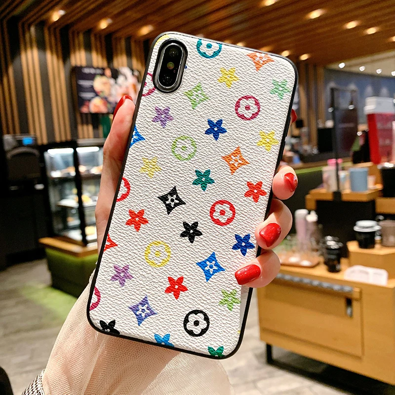 

Tide Simple Business Leather Cases For iPhone 7 8 XR X XS Max Plus Fashion New