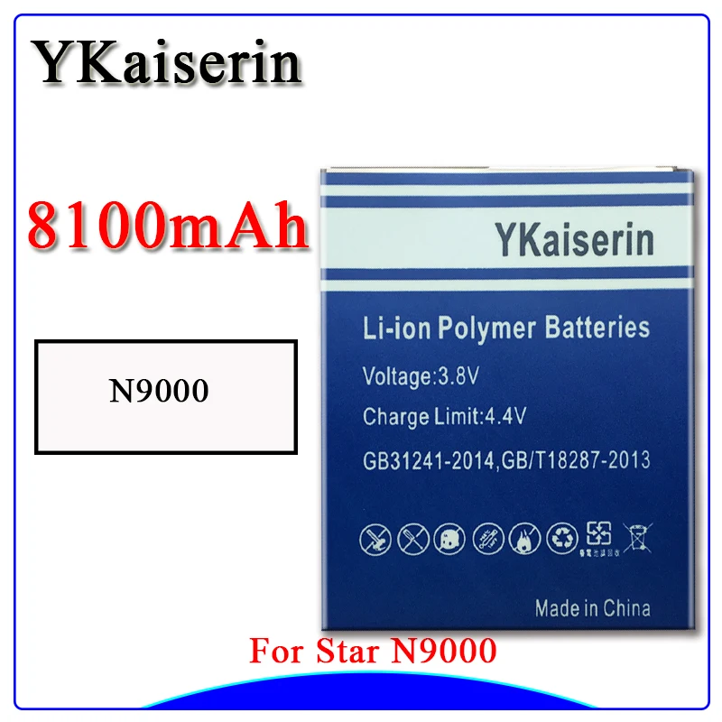 8100 мА-ч для Star N9000 Батарея Kingelon N9800 4 ядра Mtk6582 мА/ч. Аккумулятор Bateria Batterij AKKU |