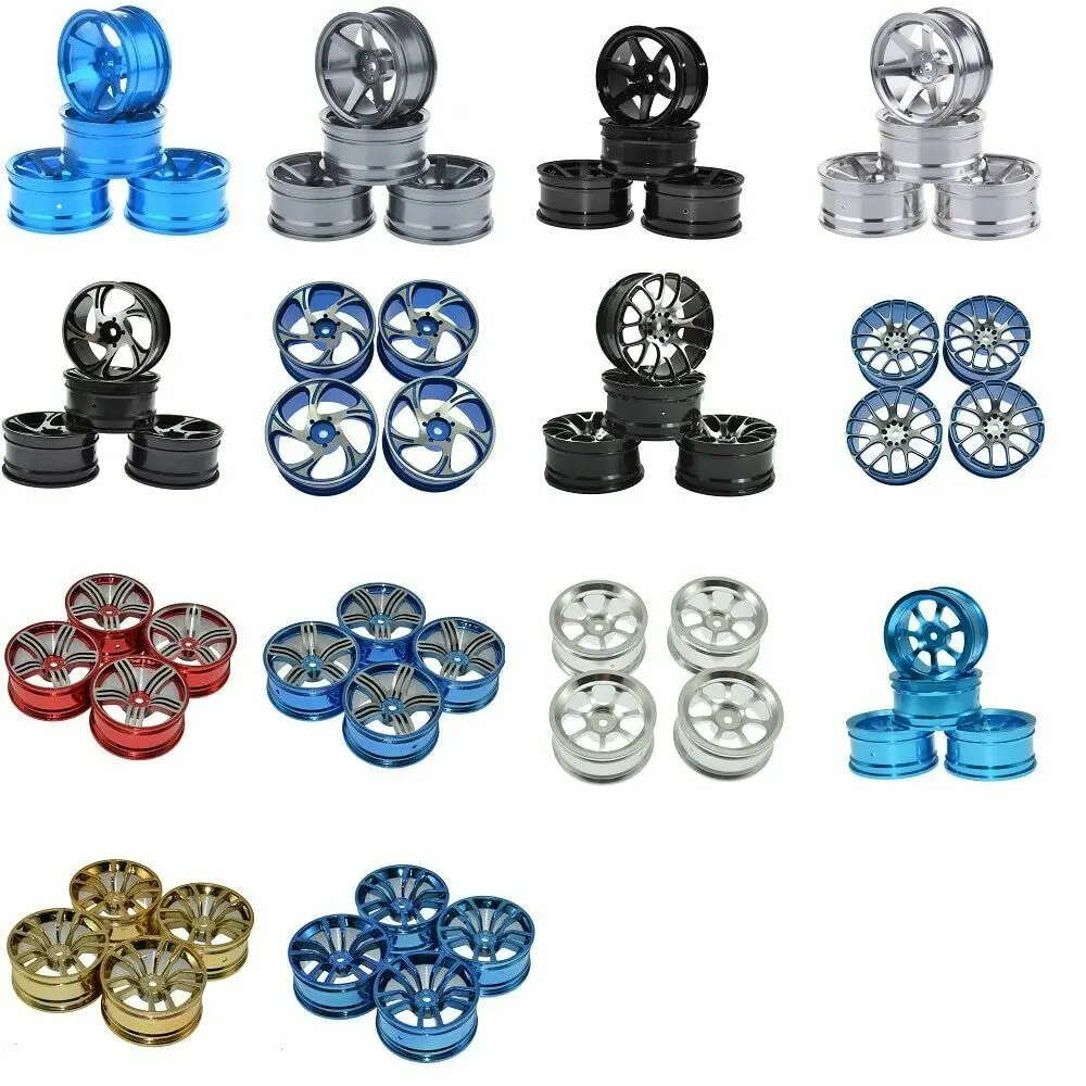 

RC Wheel 1:10 Drift Car High Quality Aluminum Alloy Wheel Rim for 1/10 Remote Control Drift Car RC Accessories Track Car Tires