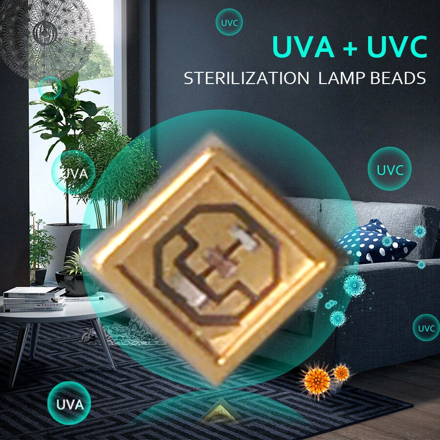 Светодиодные лампы 275nm UVC для УФ-дезинфекционного оборудования 265/280nm SMD chip LED Deep