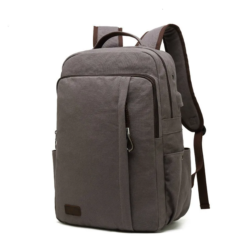 

Student A Bag Leisure Time Backpack Both Shoulders Package General Purpose Joker Will Capacity Canvas Bag
