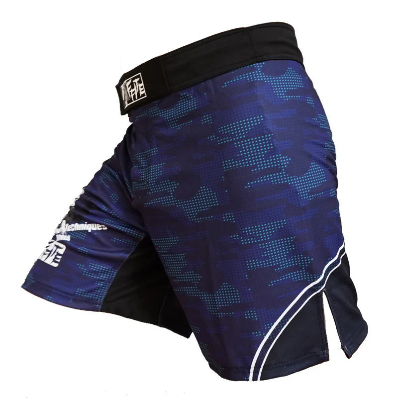 

Men's Bjj Kick Boxing Rashguard MMA Shorts Fighting Grappling Kickboxing Muay Thai Pants Fitness Gym Boxeo Sanda Training Trunks