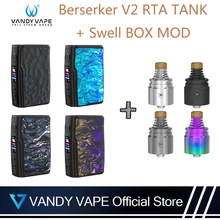 Vandy Vape Berserker V2 MTL RDA танк распылитель с Vandyvape vwell коробка мод вейп-комплект электронной сигареты