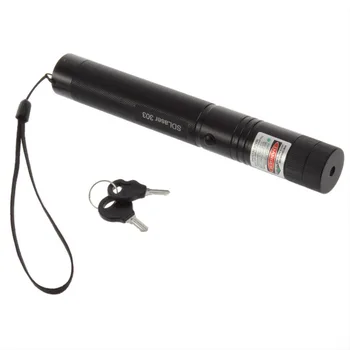 

1pcs Powerful SDLaser303 Adjustable Focus 532nm Green Laser Pointer Light Output power less than 1mw no battery