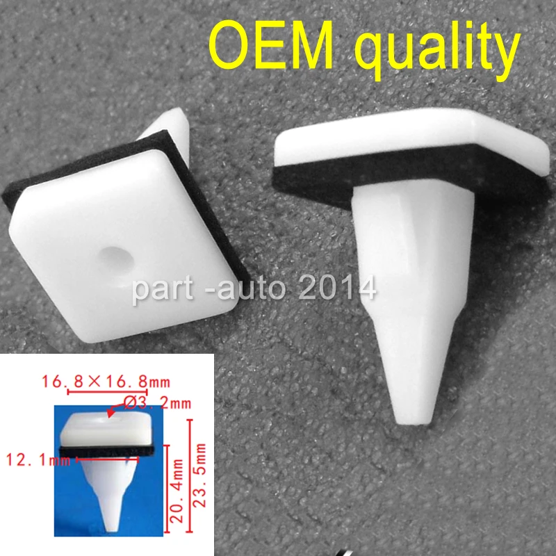 

50x / 100x / 500x OEM Rocker moulding Grommet For Mitsubishi Trim Fender Clip Chrysler M361578 MR280579