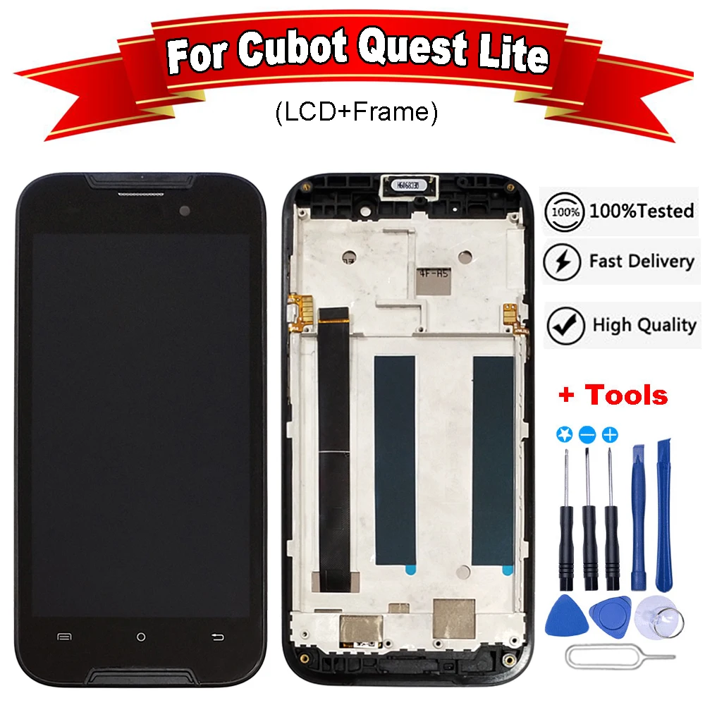 ЖК дисплей 5 0 дюйма для Cubot Quest Lite + цифровой дигитайзер сенсорного экрана в сборе с