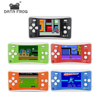 

DATA FROG Portable Game Console 2.5 Inch Handheld Game Player Built In 89 No Repeat Classic Games Consoles Best Gift For Kids