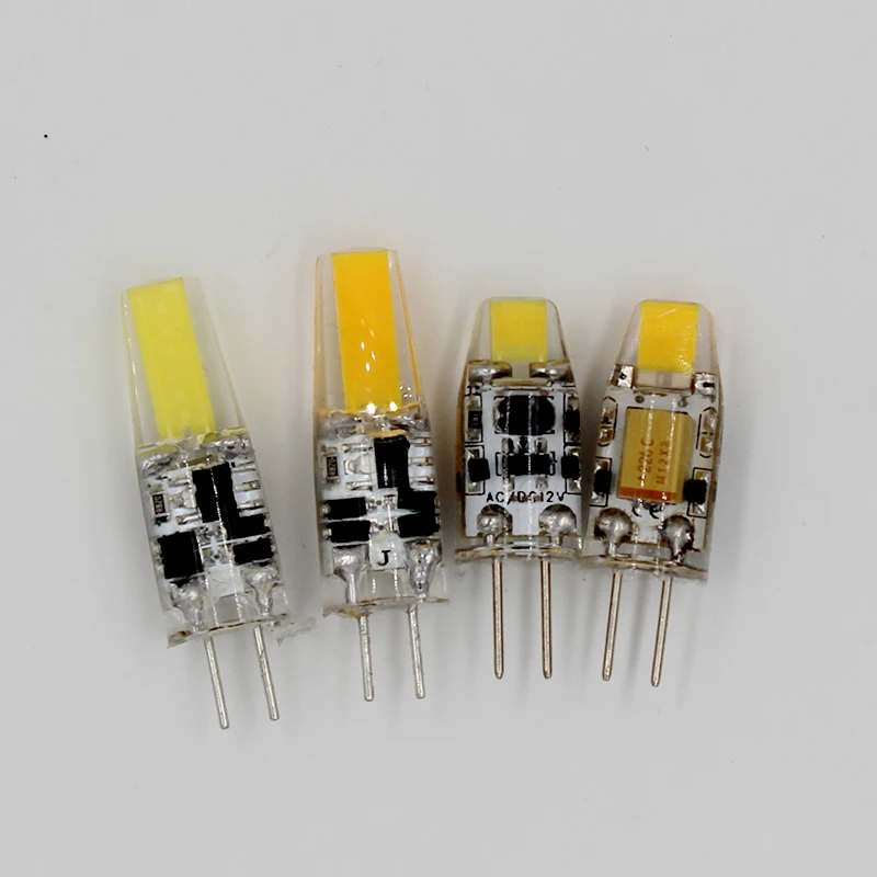 10 шт./лот G4 Светодиодная лампа AC/DC 12v 3w 6w теплый белый холодный Заменить галогенную