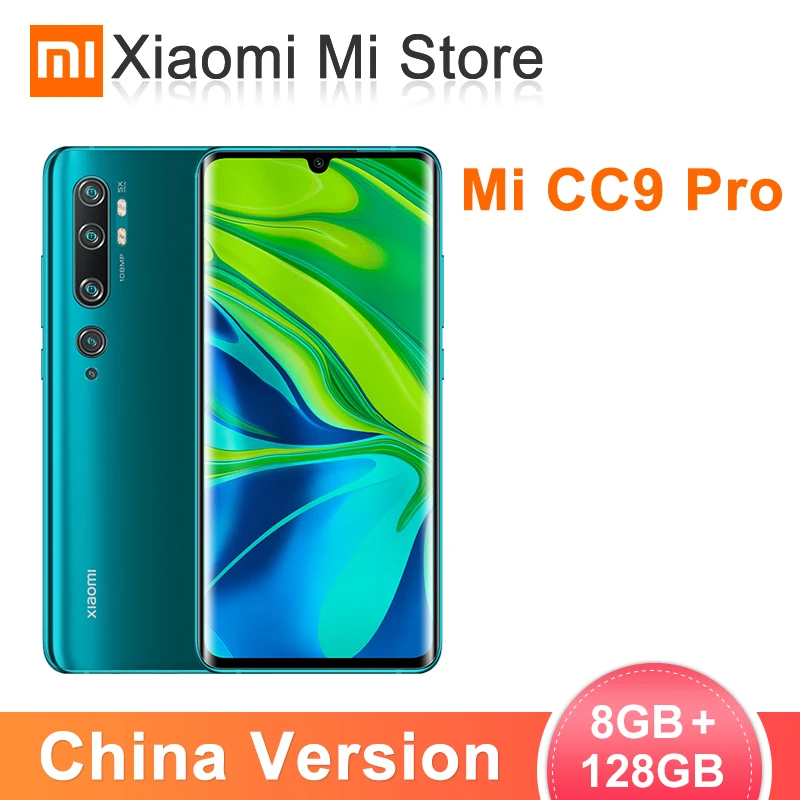 

Xiaomi Mi CC9 Pro 8GB 128GB Smarphone 100MP Penta Camera Snapdragon 730G 6.47" AMOLED Screen 5260mAh Battery 10x Optical Zoom