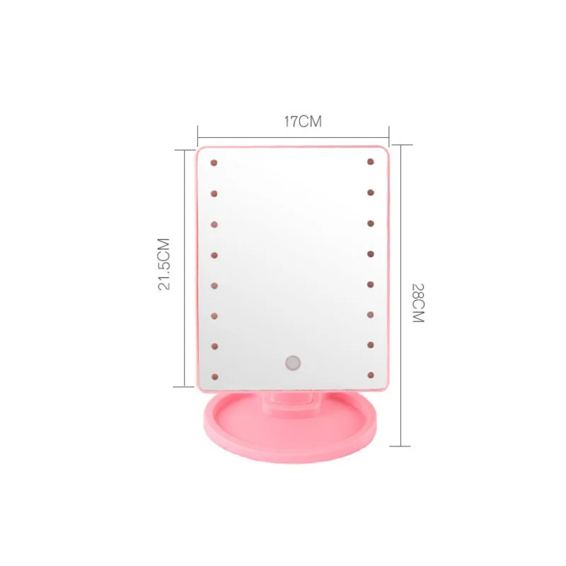 

Lighted Makeup Mirror Beautifive Double Sided Magnifying Mirror Vanity Mirror with Lights Smart Design with Brightness