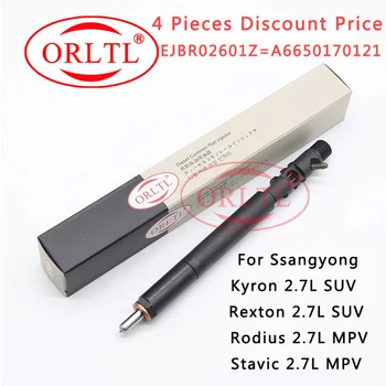 

Diesel Nozzle EJBR02601Z Common Rail Injector A6650170121 For Kyron / Rexton ssangyong Engine Spare Parts