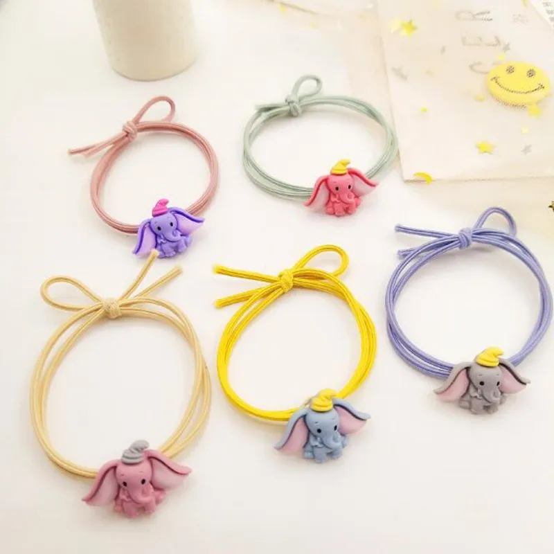 Disney Terbang Kecil Gajah Rambut Dekorasi Resin Hewan Lucu Rambut Tali Terbang Gajah Rambut Ring Tie Rambut Kulit Tendon Tali Boneka Aliexpress
