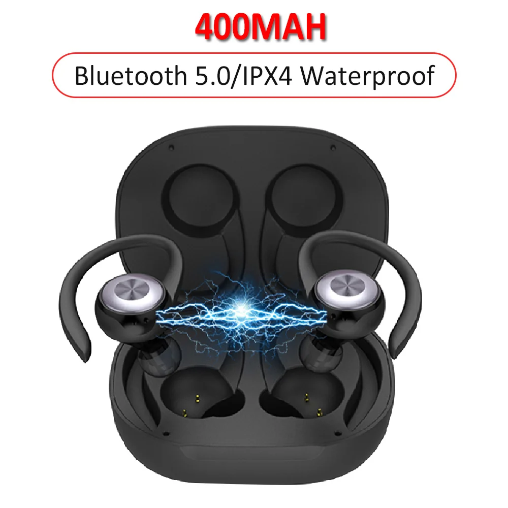 A10 TWS беспроводные Bluetooth 5 0 наушники спортивные ушные крючки гарнитуры IPX4