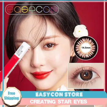 

EASYCON nami 14.5mm red big pupil Cosmetic Fantasy Contact Lenses exclusive Yearly for eyes 2pcs/pair degree power prescription