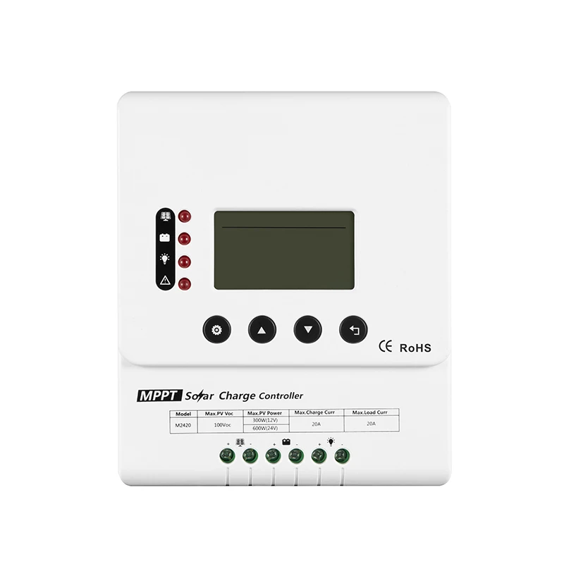 Источник питания Easun lcd дисплей 20A 30A 40A MPPT 12 V/24 V солнечная панель регулятор заряда батареи с RS485