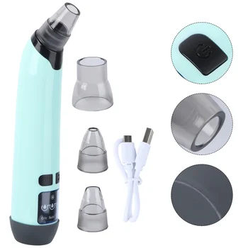 

1Pc Upgraded Blackhead Suction Tool Blackhead Remover USB Rechargeable Facial Acne Extractor Tool Pore Vacuum Cleaner Electric P