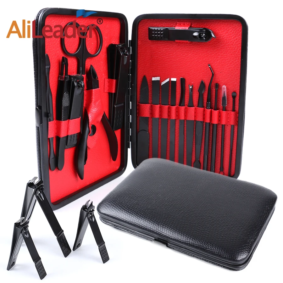 

Alileader 3/7/18 pcs/set Stainless Steel Manicure Nail Clippers Set Professional Nail Trimmer Cuticle Remover Nail Cutter Set