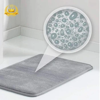 

Hot Extra Thick Memory Foam Bath Mat Non Slip Absorbent Bath Rug For Bathroom Rugs Large Kitchen Mats Washable Shower Carpets