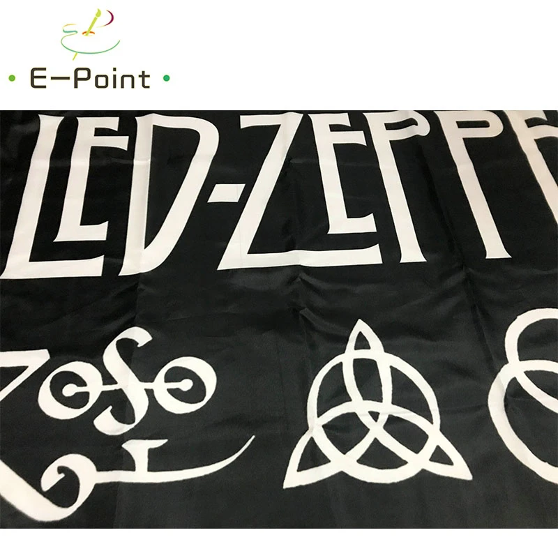 Британский Led Zeppelin рок флаг группы 2ft* 3ft(60*90 см) 3ft* 5ft(90*150 см) размер рождественские украшения для домашнего флага баннер подарки