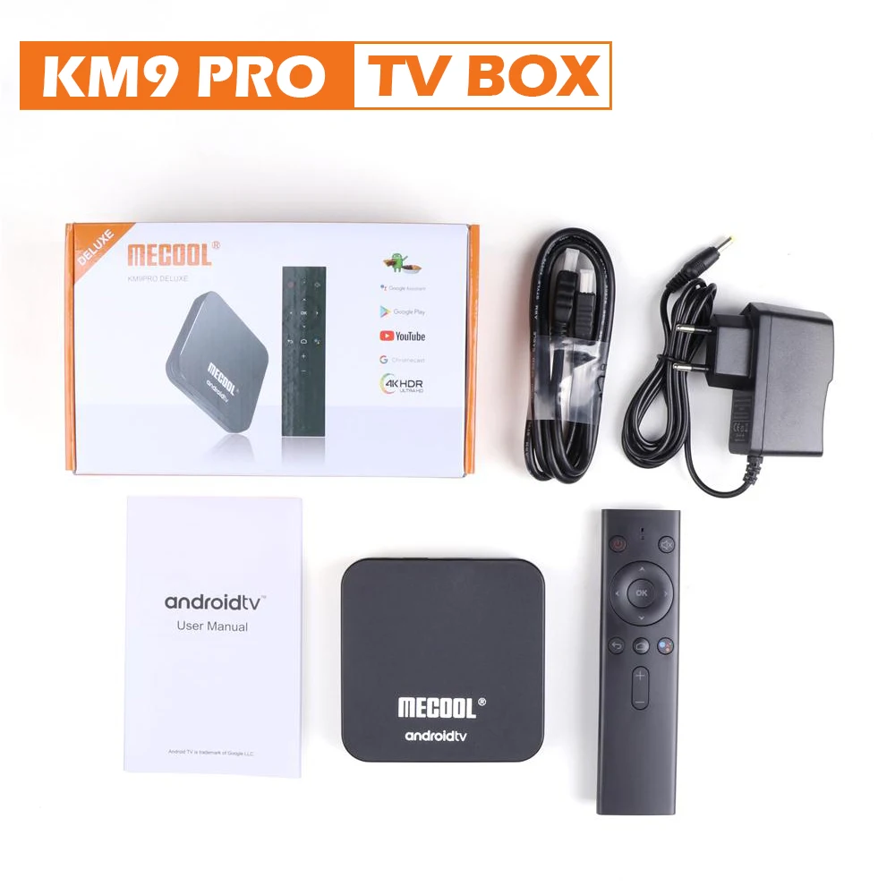 MECOOL KM9 PRO Google Сертифицированный Android 9,0 tv BOX A tv 4G 32G Android tv Amlogic S905X2 4K двойной Wifi Smart tv Box KM9 Smart Box