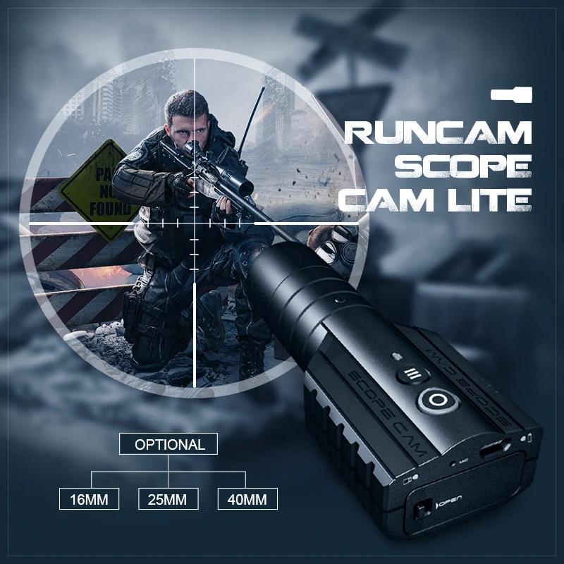 RunCam Scope Cam Lite Cameras 16mm 25mm 40mm Lens 1400P/4K HD Action Video Scope FPV Camera for FPV Racing Drone RC Quadcopter