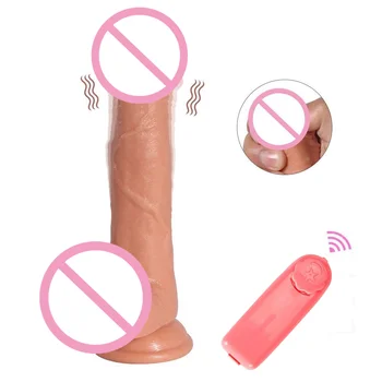 Dildos  Sex Toys  Adult Toy  Realistic Dildo The Battery Vibrates The Penis  Dildo Machine  Fast Logistics Xxl Dildo 5
