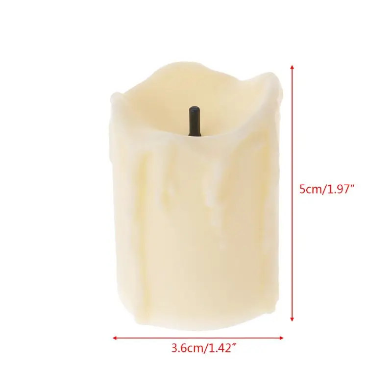 24 Pack Flameless LED Electric Flickering Tea Light Candles Festival Wedding Decor