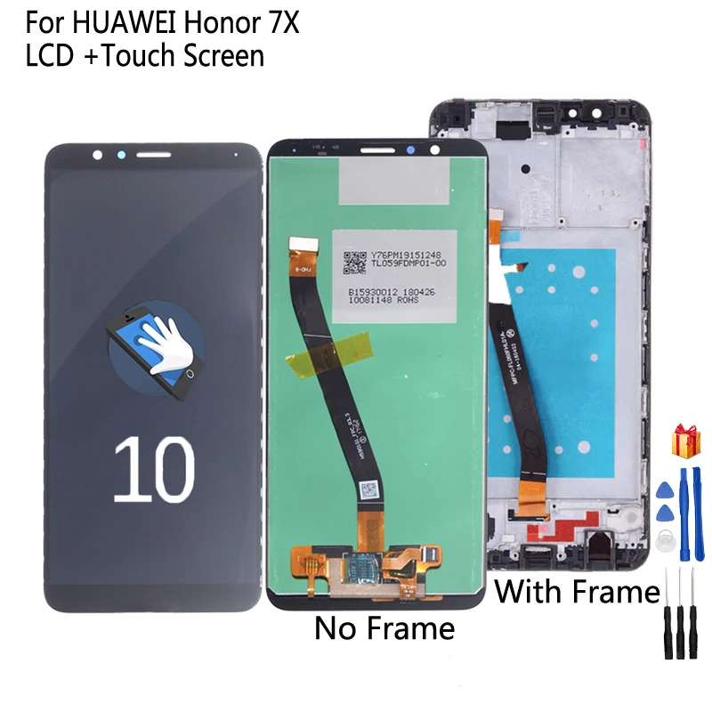 

For Huawei Honor 7X LCD Display Touch Screen Digitizer Assembly Repair Parts For Honor7X BND-AL10 BND-L21/L22 LCD Free Tools