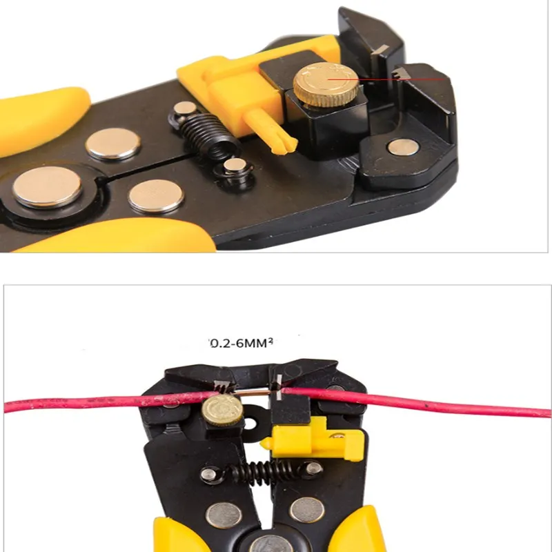 Wire Stripper Multifunctional Automatic Wire Stripping Wire Wiring Reduction Line Electrician Wire Stripper Tool