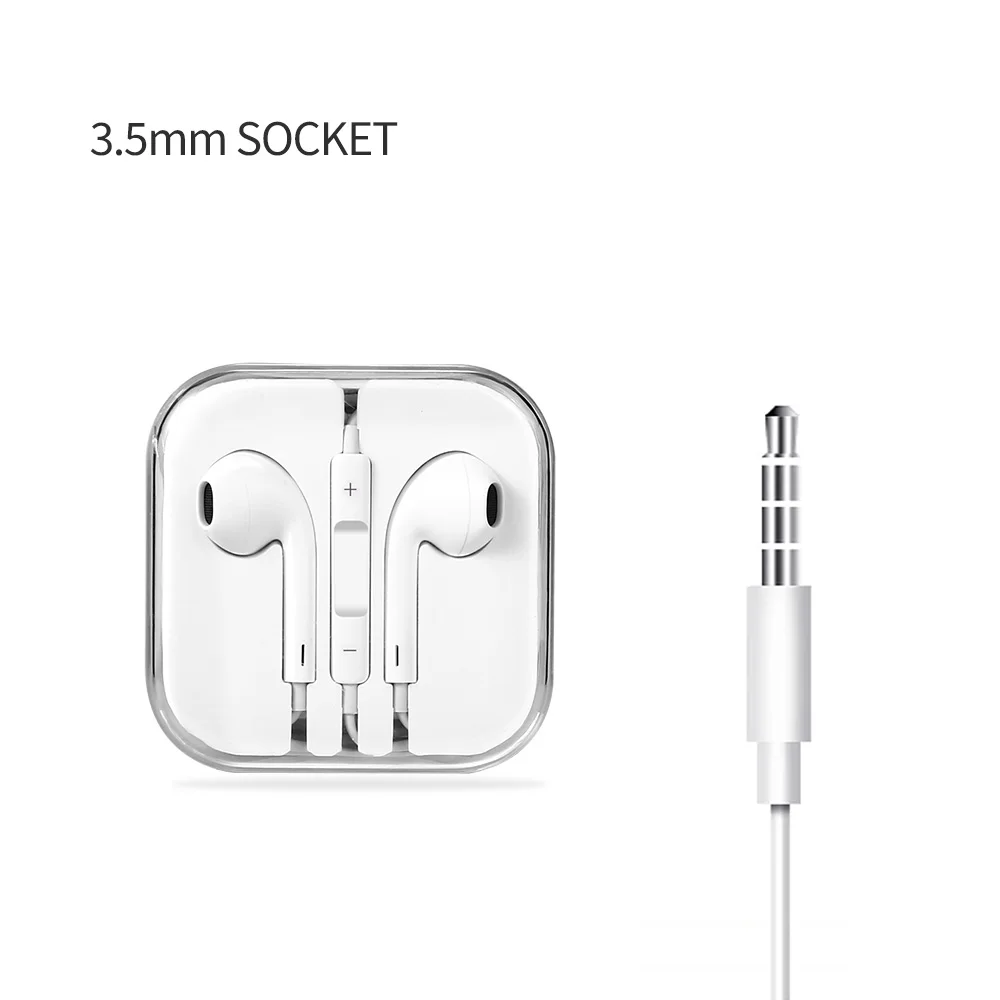 for 3.5mm KISSCASE блютуз наушники for xiaomi наушники HiFi стерео наушники-вкладыши наушники проводные Управление басов наушники для iPhone 7 для Xiaomi 3,5 мм Тип c наушники наушники проводные - Цвет: for 3.5mm