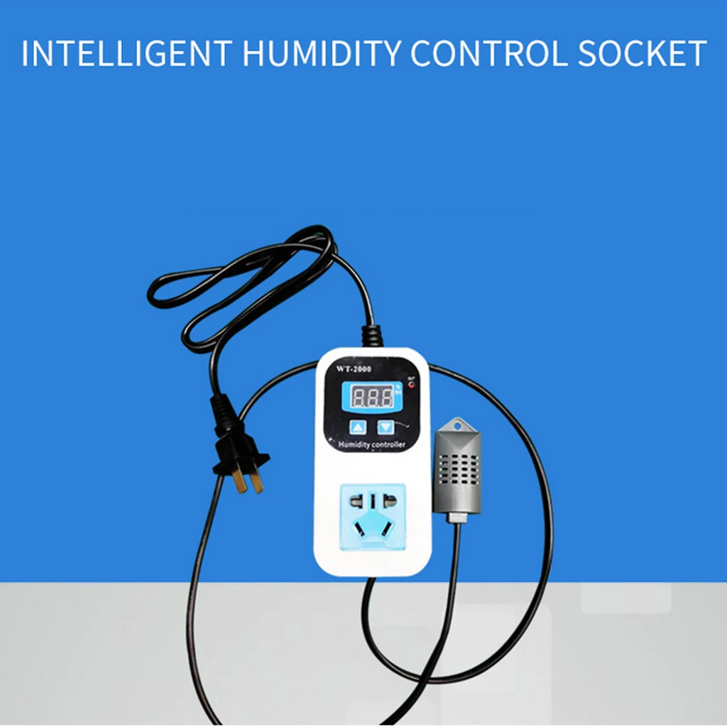 Digital Humidity Controller Switch Socket Humidifier for Warehouse US Plug | Автомобили и мотоциклы