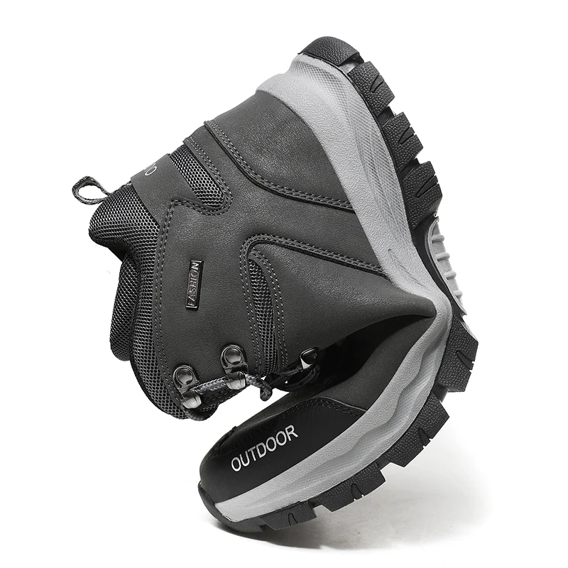 big size 48 Outdoor Waterproof Hiking Boots Men Winter Shoes Walking Climbing Hiking Boots Hunting Sneakers zapatillas hombre