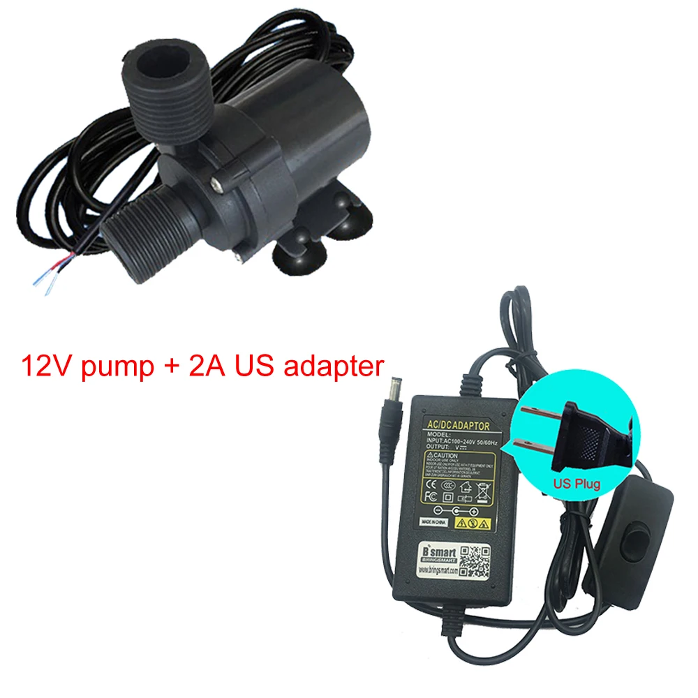 12V pump n 2A US adapter