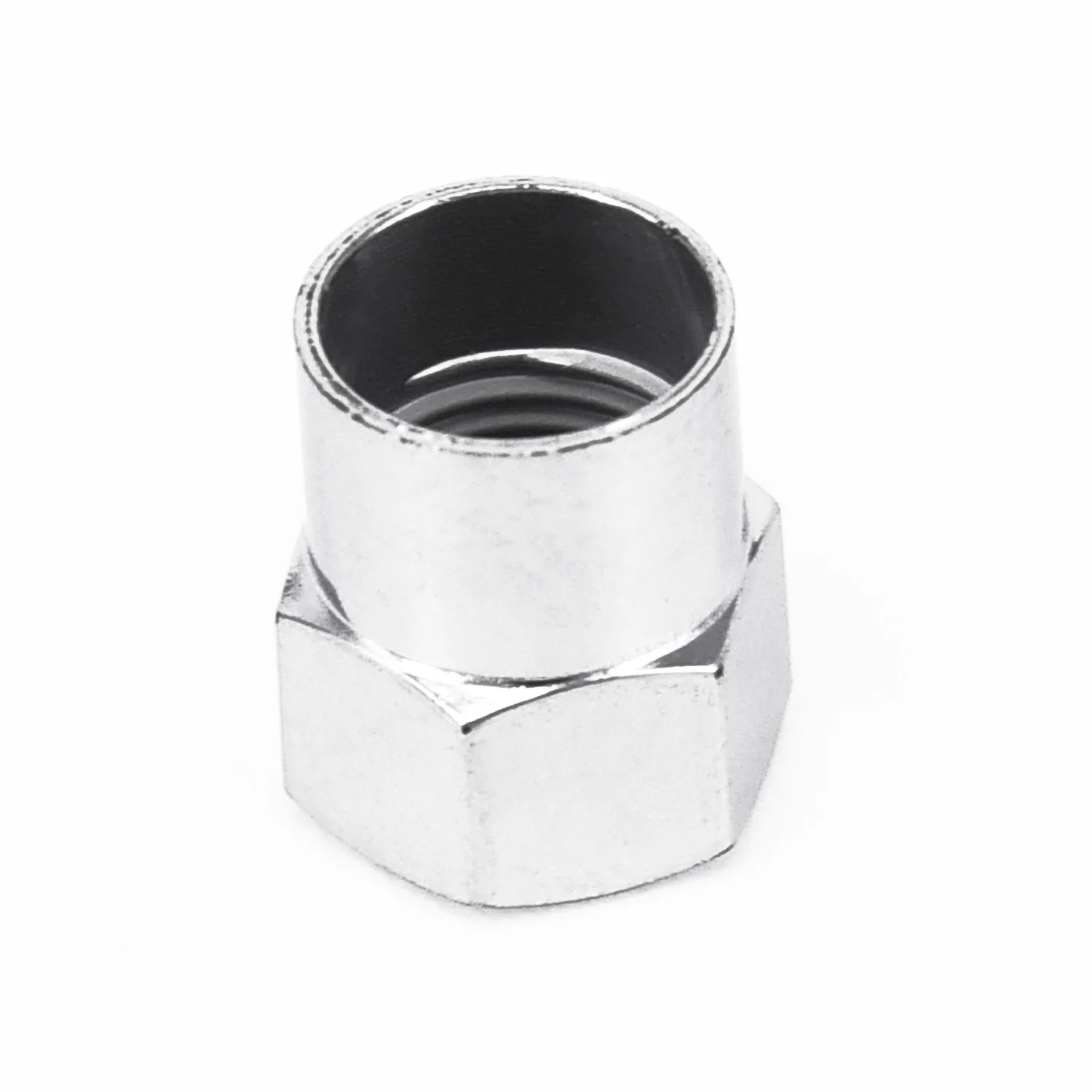 

4pcs/set Tire Valve Stem Cap With Sleeve Cover Kit Chrome American Car Truck