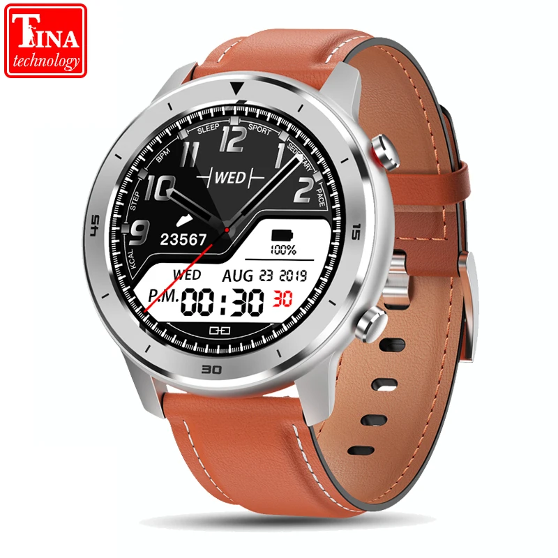 DT78 Смарт-часы мужские IP68 Водонепроницаемые 1,3 дюймов полный круглый Сенсорный экран для сердечного ритма кровяное давление кислородный монитор умные часы