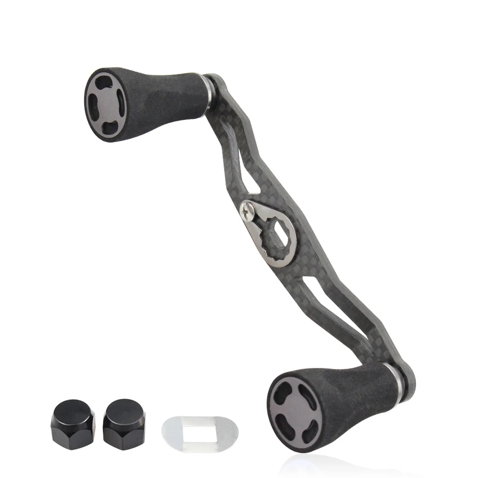 Ekfan-カーボンハンドル,evaハンドル付き,105mm,ダイワshimano用