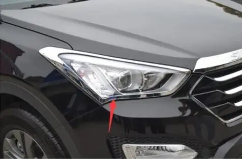 2013- для hyundai new Santa Fe большой абажур ix45 фара рамка и задний фонарь декоративная рамка свет str