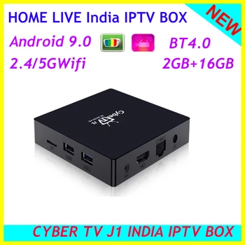 

New arrivals Cyber TV smart box with homelive Indian iptv live+vod channel 2G+16g version 9.0 support 2.4/5Ghz wifi BT4.0 stable