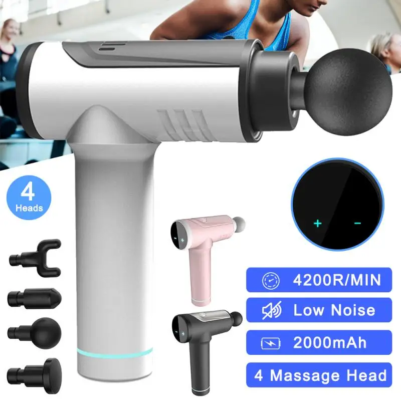 

Deep Tissue Massage Gun LCD Sceen Sport Therapy Muscle Massager Body Relaxation Pain Relief Slimming Shaping Massager