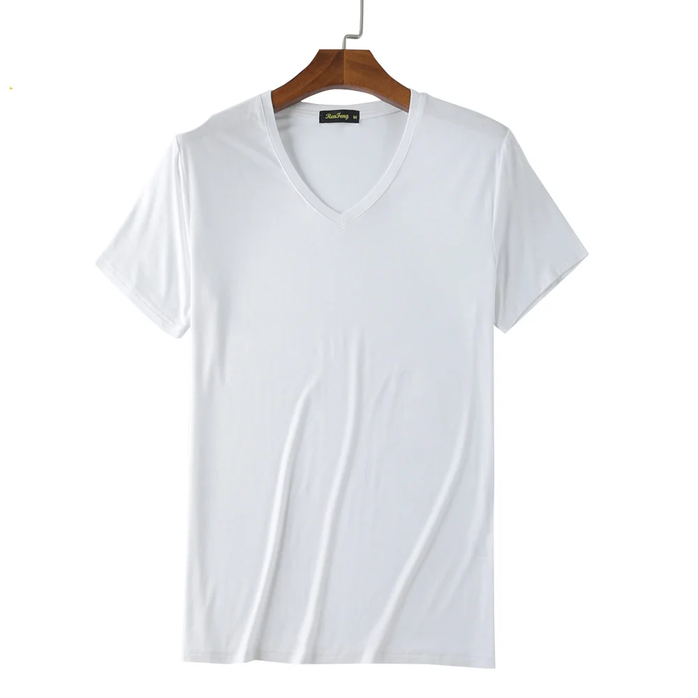 Bamboo Men Tee Shirt lightweight and quick-drying, MEN'S SWEAT PROOF HYDRO-SHIELD - SLIM FIT - V-NECK T-SHIRTS MENS (3)